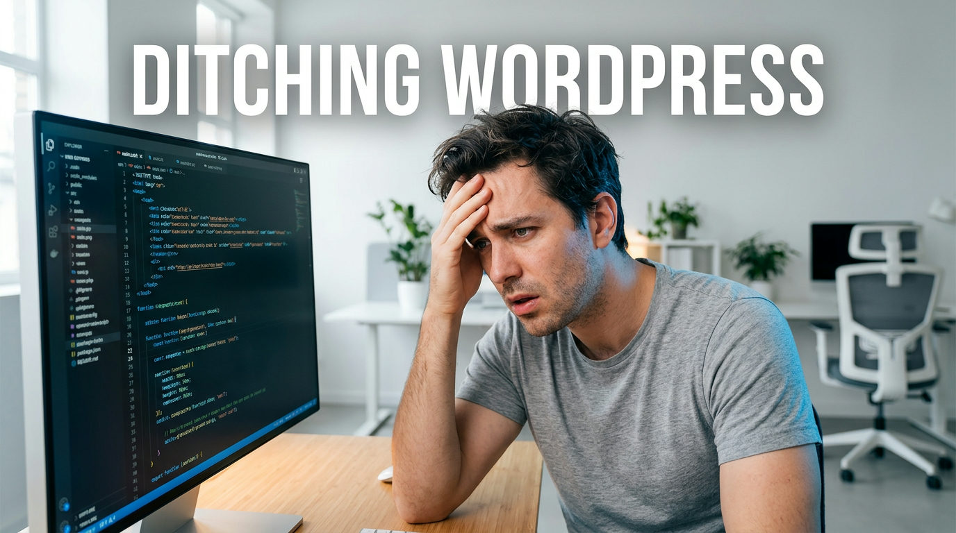 Why I Stopped Using WordPress and Legacy CMS
